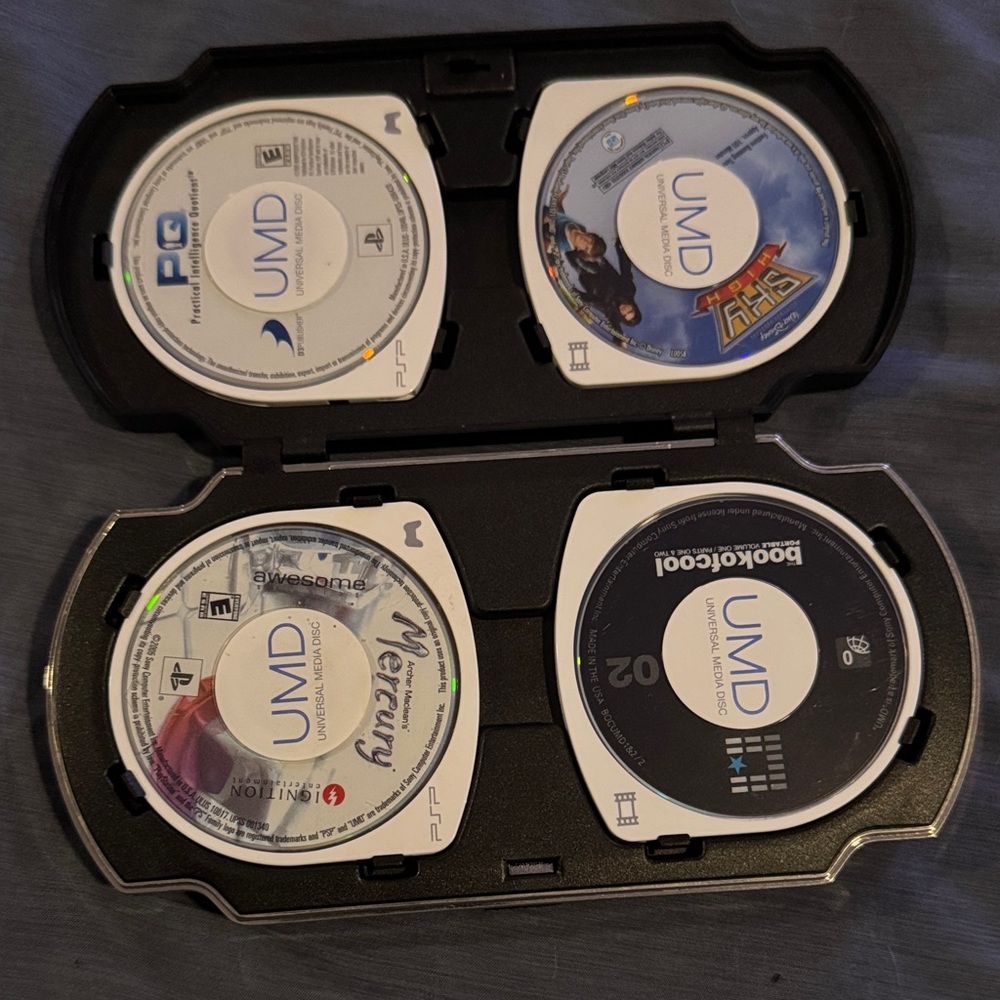 PSP UMD Game and Movie Collection